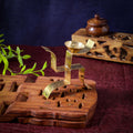 Sri Rudra Swastic Brass Diya (SR 02372) | Grab2Buy