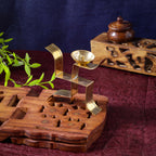 Sri Rudra Swastic Brass Diya (SR 02372) | Grab2Buy