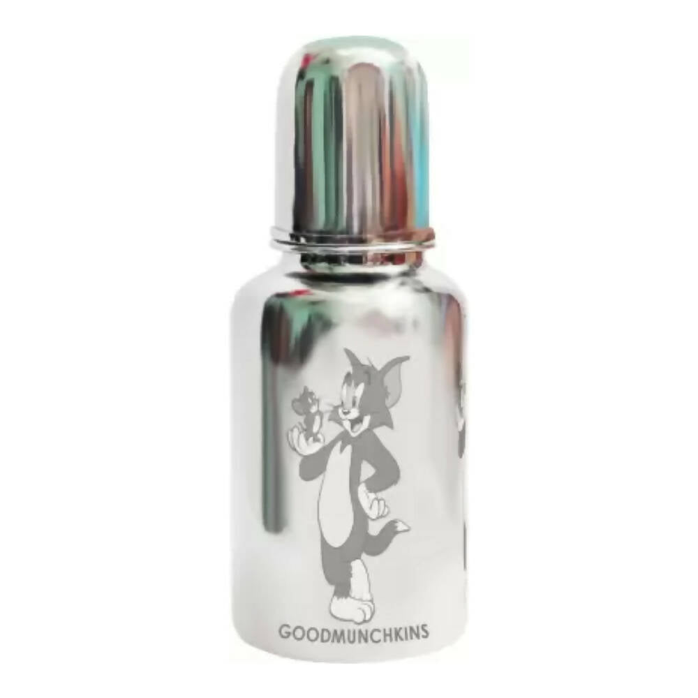 Goodmunchkins Stainless Steel Feeding Bottle 304 Grade Steel, Jointless, BPA Free, Rustfree Bottle For Kids 300ml | Grab2Buy
