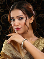Ruby Raang 22k Gold Polished Kundan Bracelet