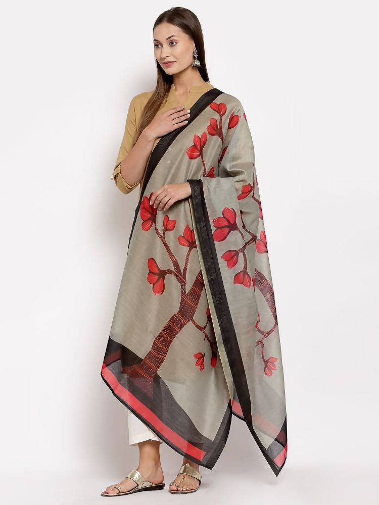 Myshka Women's Multi Cotton Print Casual Dupatta | Grab2Buy