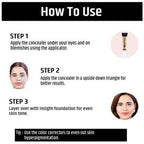 Insight Cosmetics Hd Concealer - Natural Finish, Water-Resistant - Golden Sand | Grab2Buy