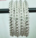 Elite Trading Silver Bangles for Women Traditional & Everyday Wear/Odissi dance acessory | Grab2Buy