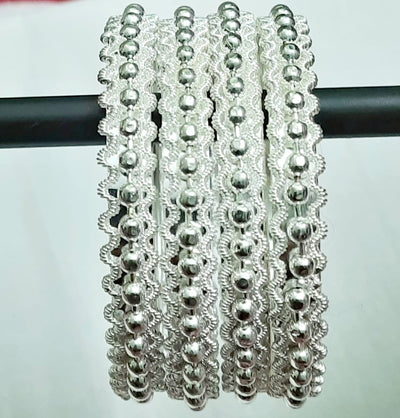 Elite Trading Silver Bangles for Women Traditional & Everyday Wear/Odissi dance acessory