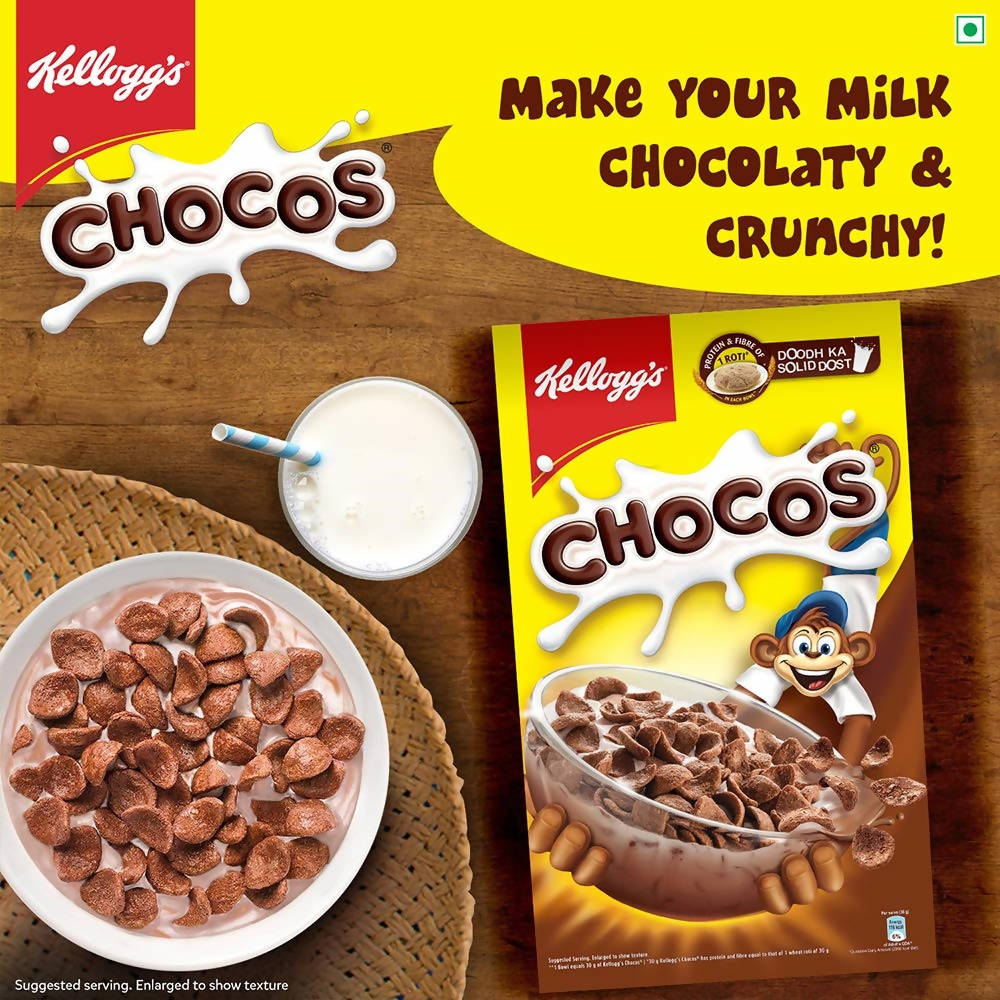 Kellogg's Chocos For Kids, Multigrain Energy, More Chocolatey, Kids Breakfast Cereal | Grab2Buy