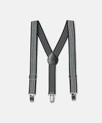 Manet Boys Strip Suspenders - Black | Grab2Buy