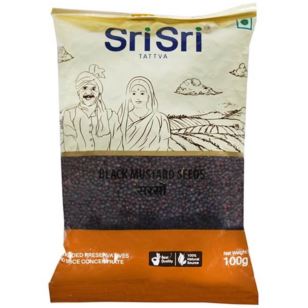 Sri Sri Tattva Black Mustard Seeds | Grab2Buy