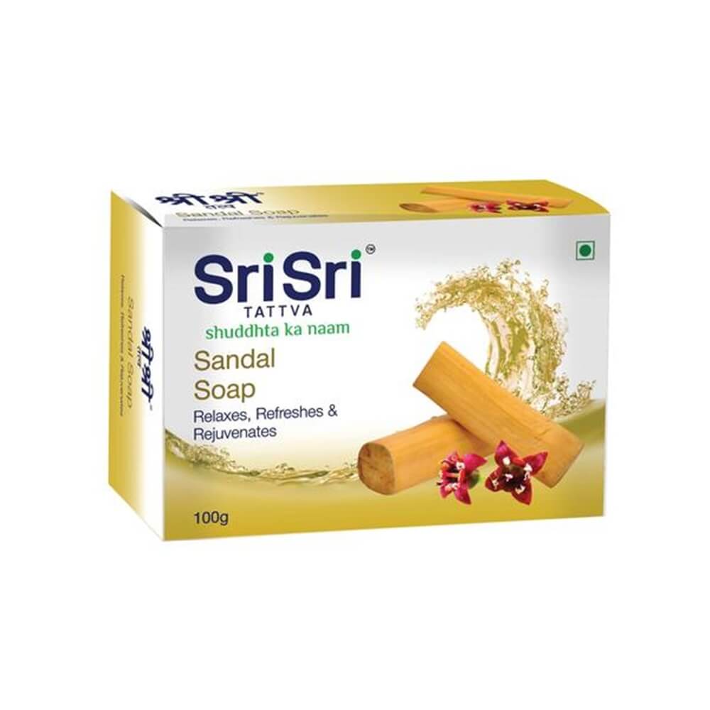 Sri Sri Tattva Sandal Soap - 100gm | Grab2Buy