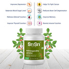 Sri Sri Tattva Ashwagandha Tablets | Traditional Ayurvedic Adaptogen, 100% Herbal