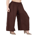 Lagi Women's Brown Solid Palazzo (PLZ04J) | Grab2Buy