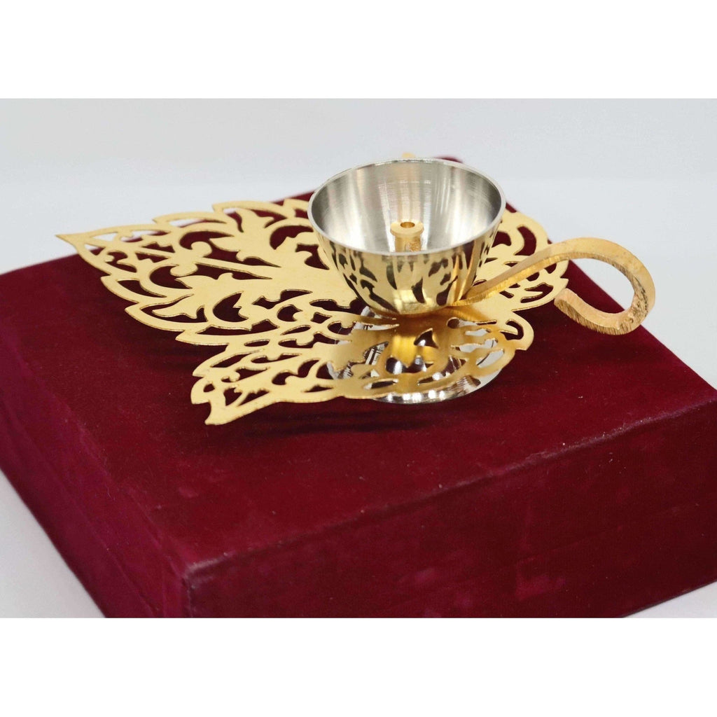 Chahat Premium Living Brass Saw Leaf Deep | Grab2Buy