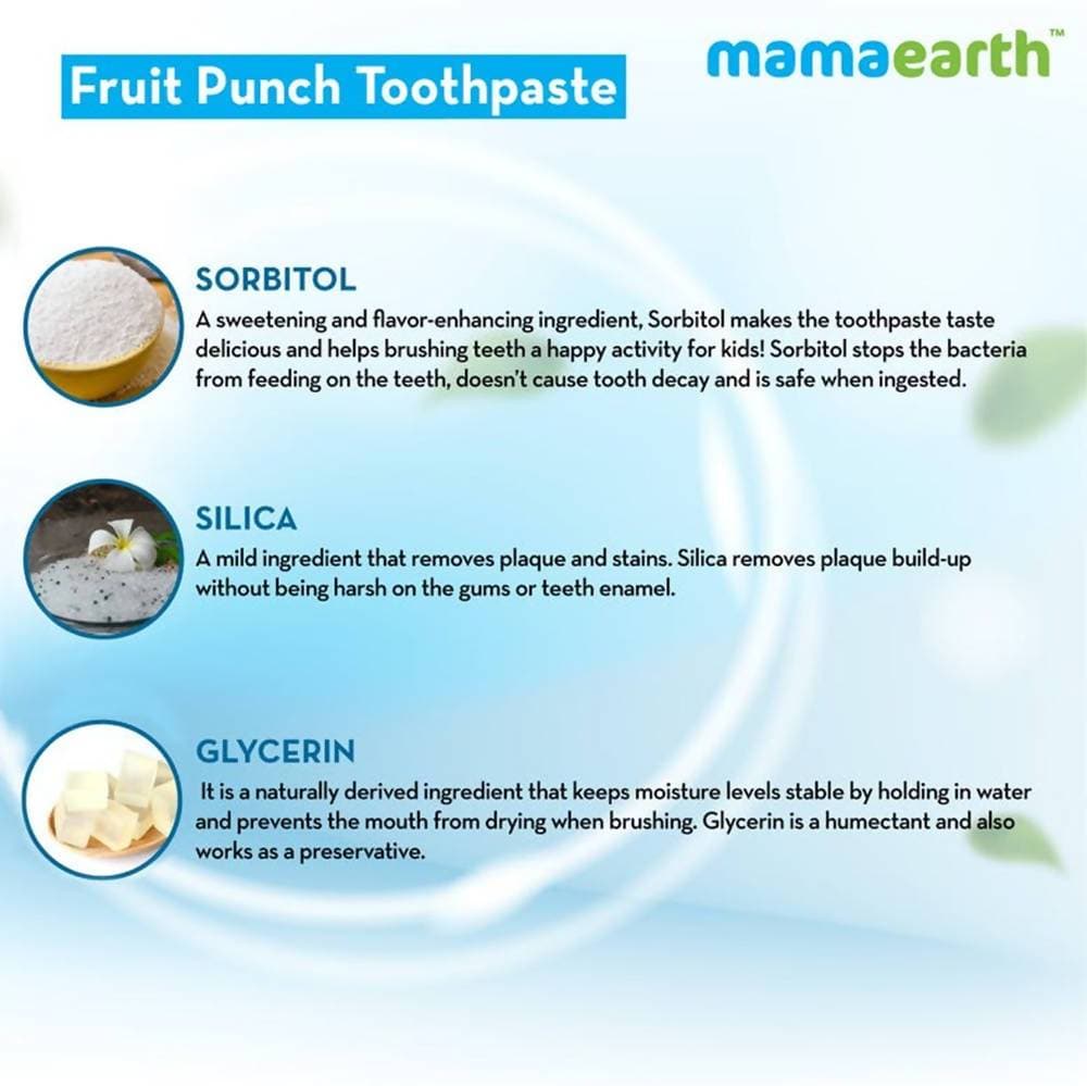 Mamaearth Fruit Punch Toothpaste For Kids | Grab2Buy