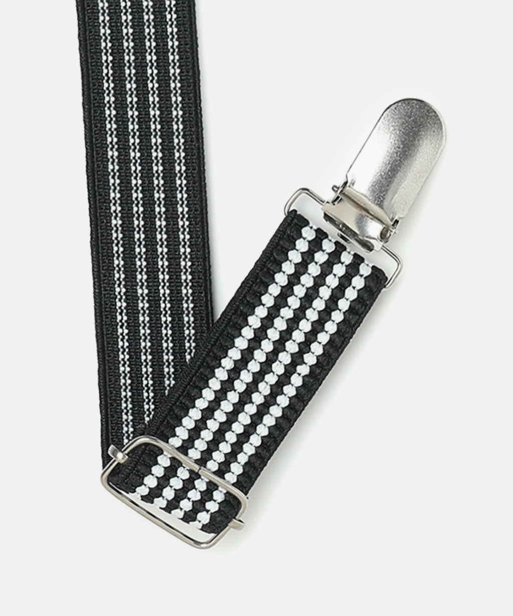 Manet Boys Strip Suspenders - Black | Grab2Buy