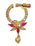 AD Ruby Designer Nose Ring (Left Side) | Grab2Buy