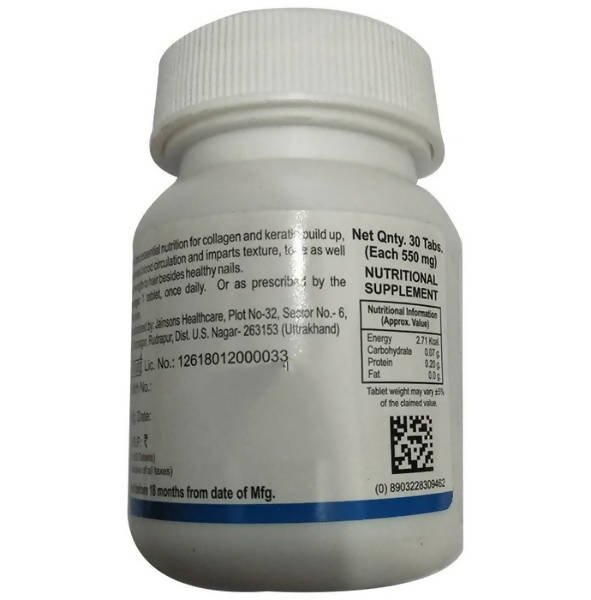 Bakson's Homeopathy Nail & Hair Aid Tablets | Grab2Buy
