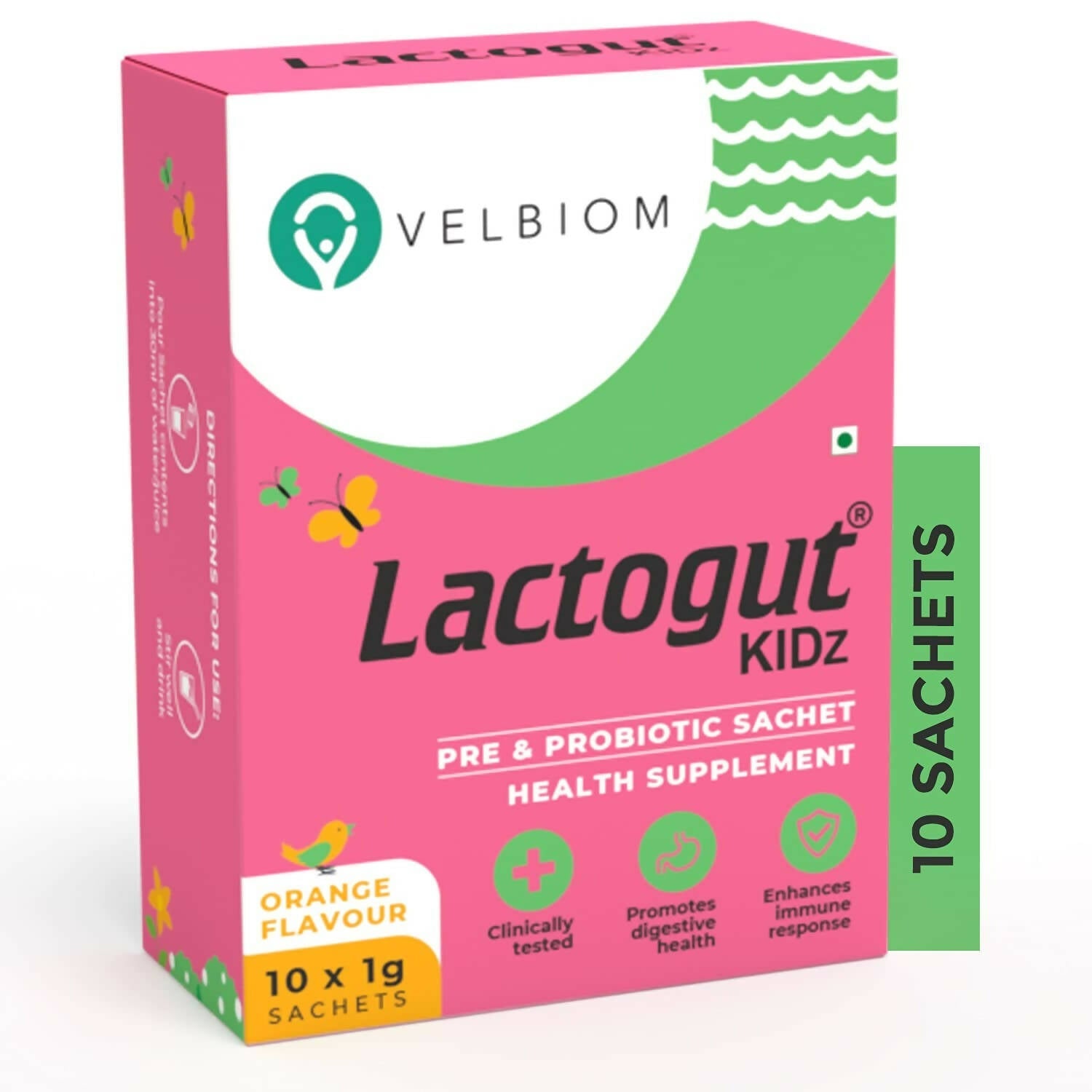 Velbiom Lactogut Kidz Probiotics Powder For Kids | Grab2Buy
