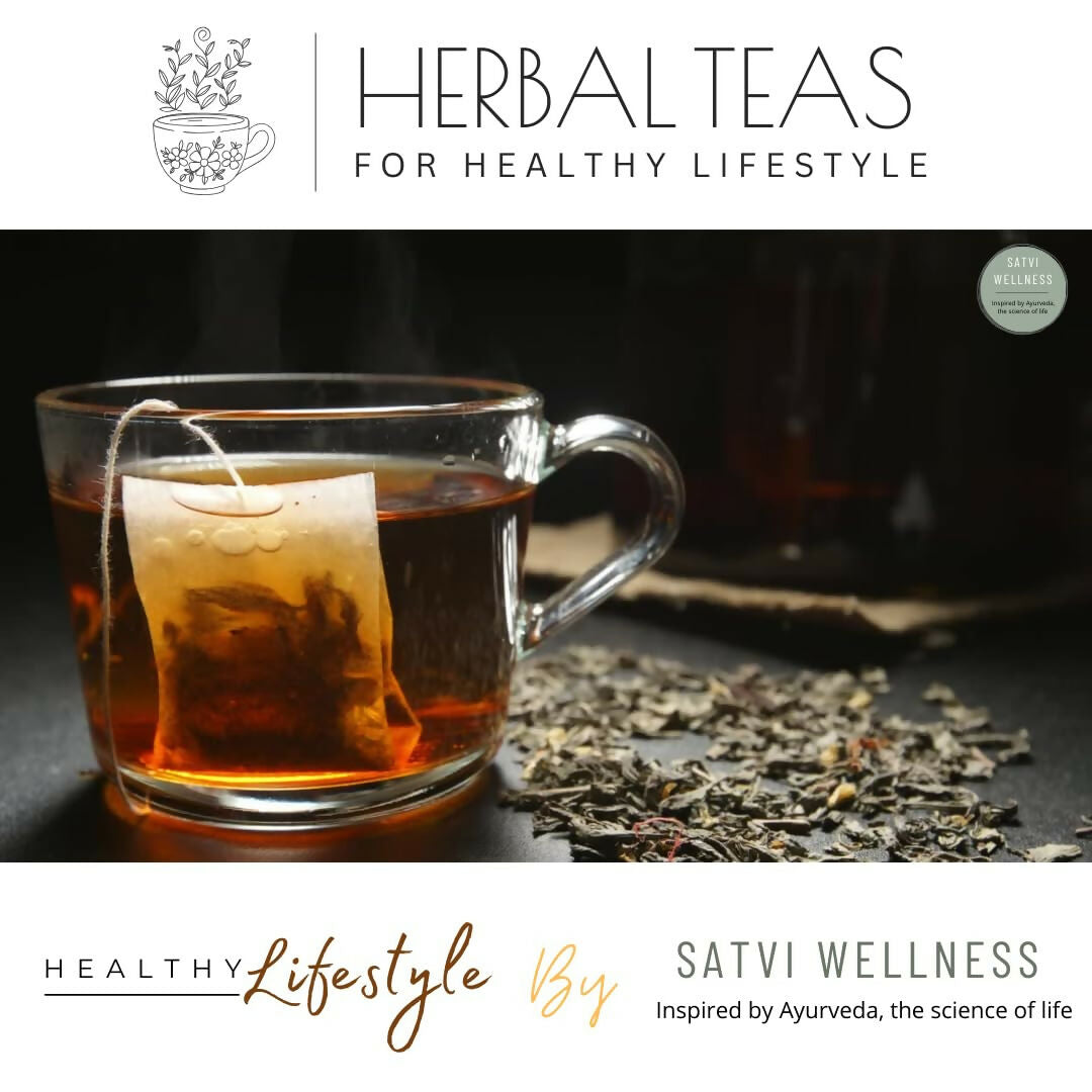 Satvi Wellness Milk Thistle Punarnava Tea | Blend Of Milk Thistle and Punarnava Herbal Tea Bags | Grab2Buy