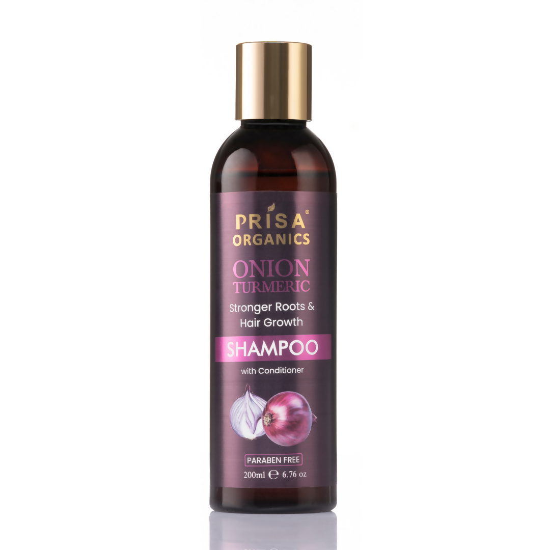 Prisa Organics Onion & Turmeric Shampoo | Grab2Buy