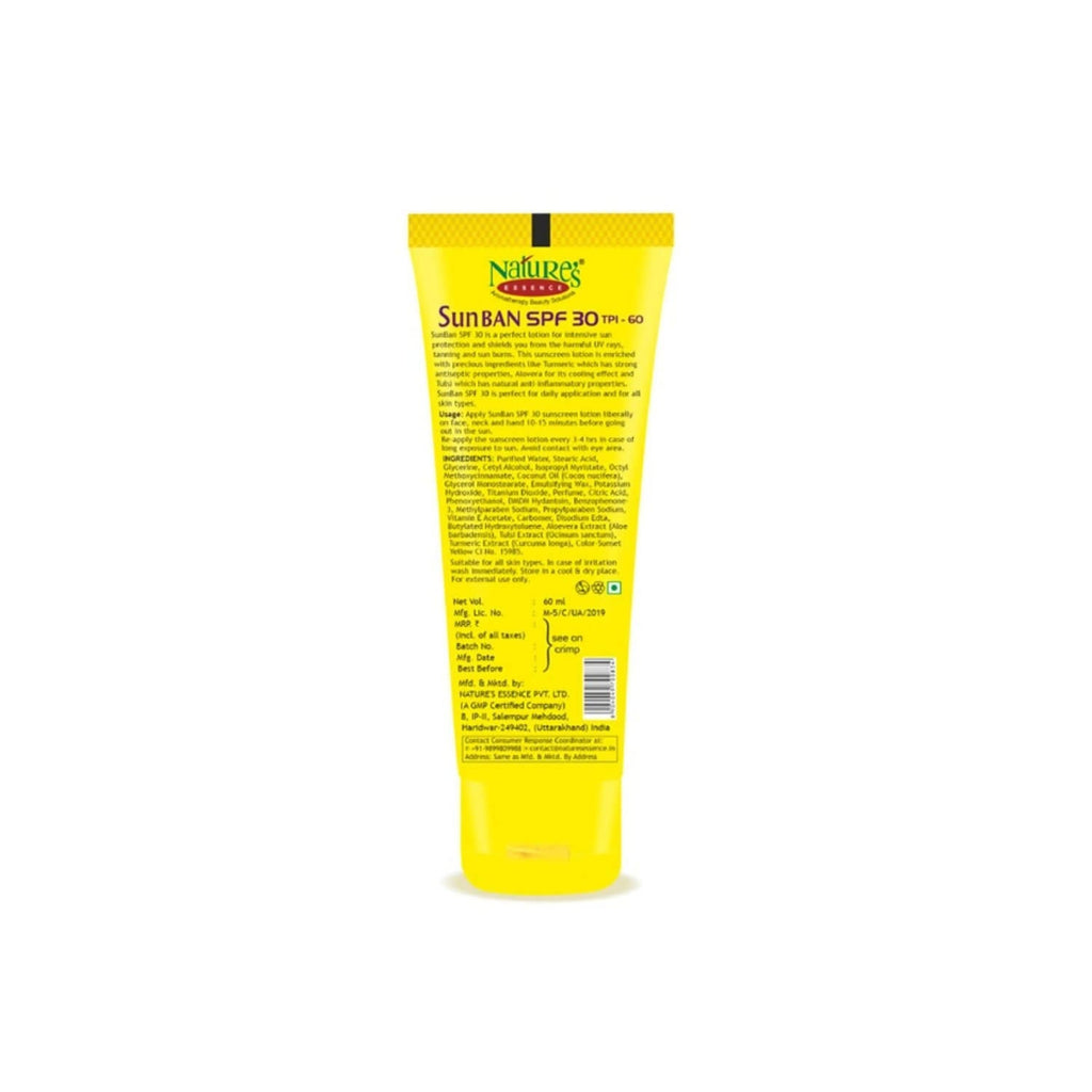 Nature's Essence Sun Ban Intense Lotion SPF 60 | Grab2Buy