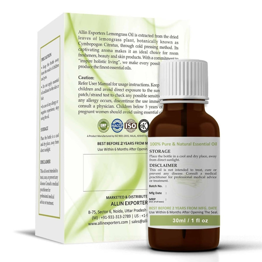 Allin Exporters Lemon Grass Essential Oil | Grab2Buy