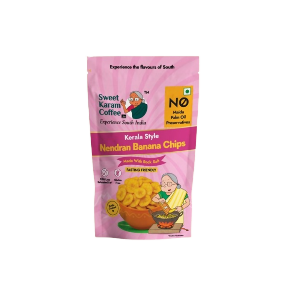 Sweet Karam Coffee Nendran Banana Chips - Rock Salt (Fasting Special) | Grab2Buy
