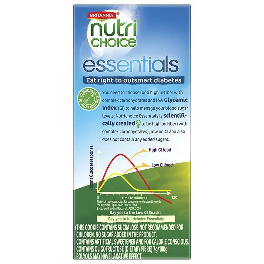 Britannia NutriChoice Essentials Oats Cookies - No Added Sugar | Grab2Buy