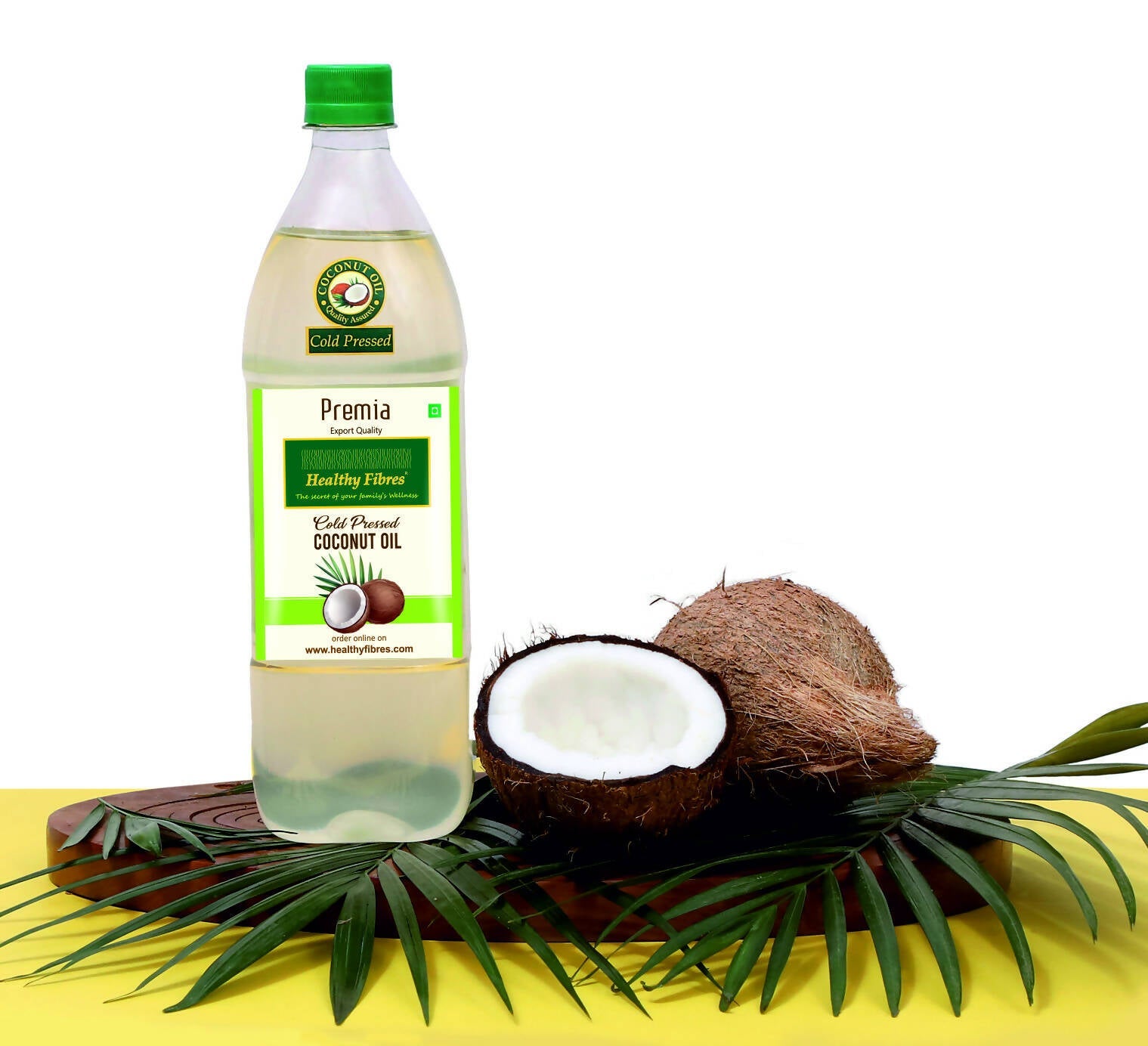 Healthy Fibres Cold Pressed Coconut Oil | Grab2Buy