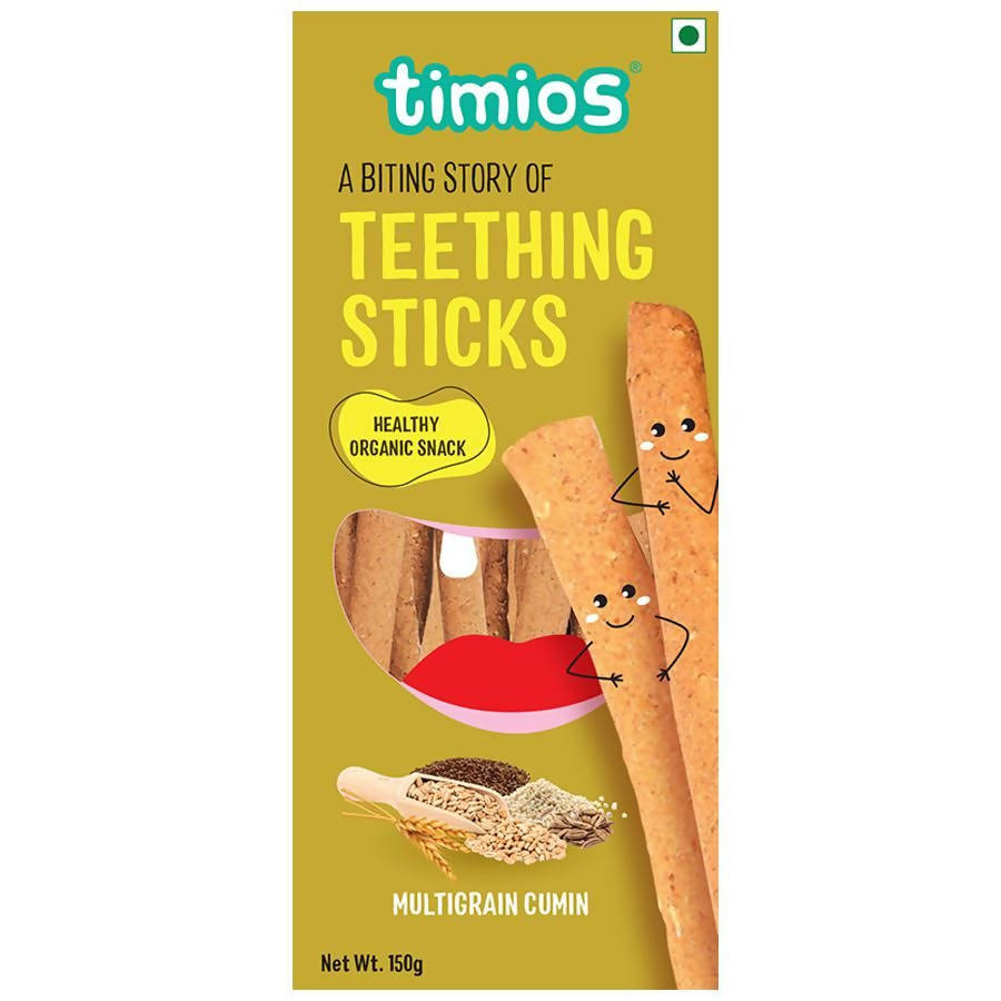 Timios Multigrain Cumin Teething Sticks For Toddlers | Grab2Buy