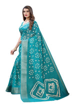 Vamika Rama Green Linen Zari Border Saree | Grab2Buy