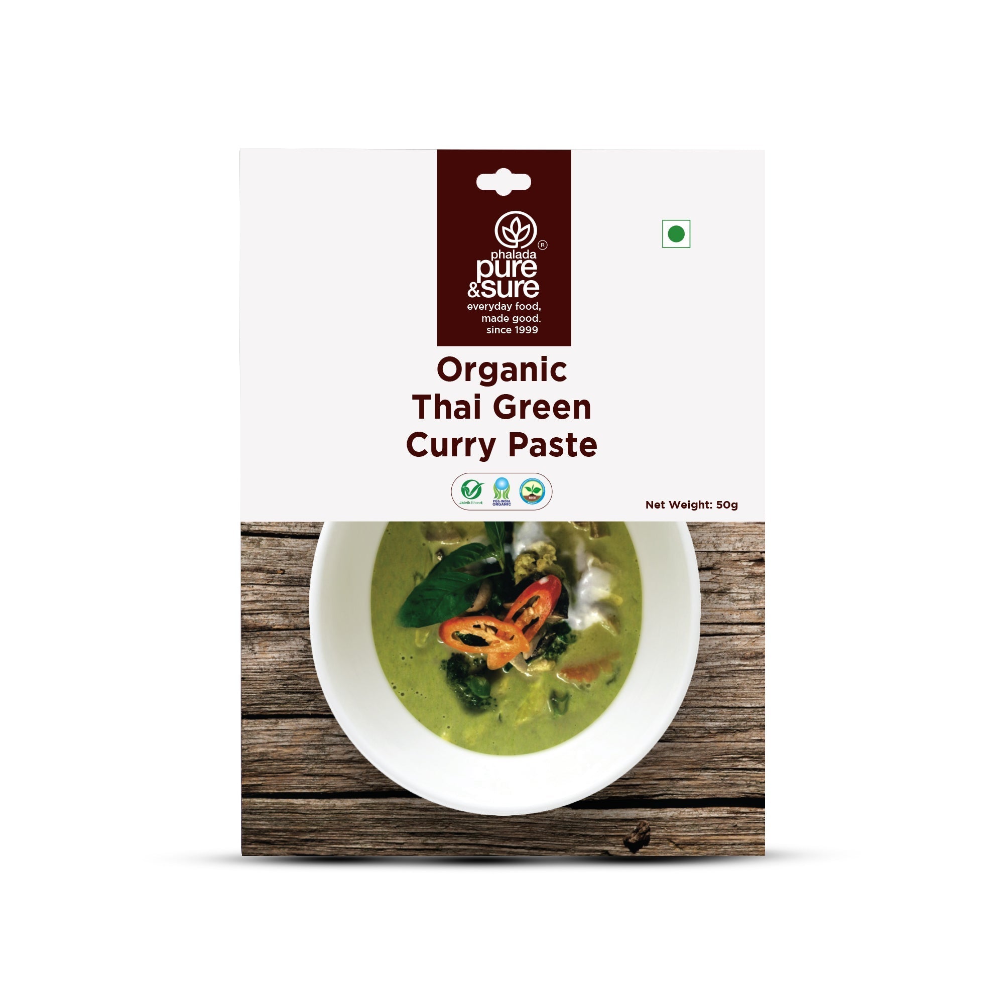 Pure & Sure Organic Green Thai Curry Paste | Grab2Buy