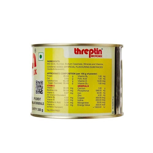 Threptin Micromix High Protein Milk Addon - 200 g (Vanilla) | Grab2Buy