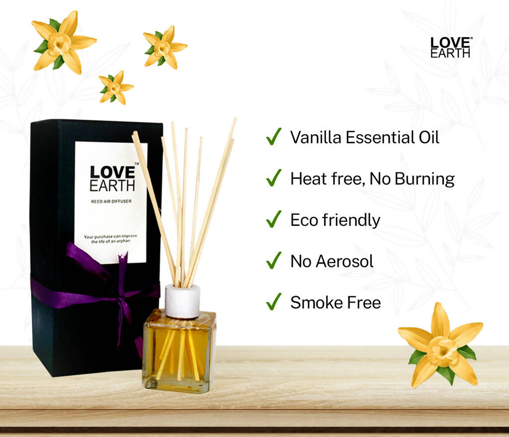 Love Earth Reed Diffuser- Vanilla | Grab2Buy