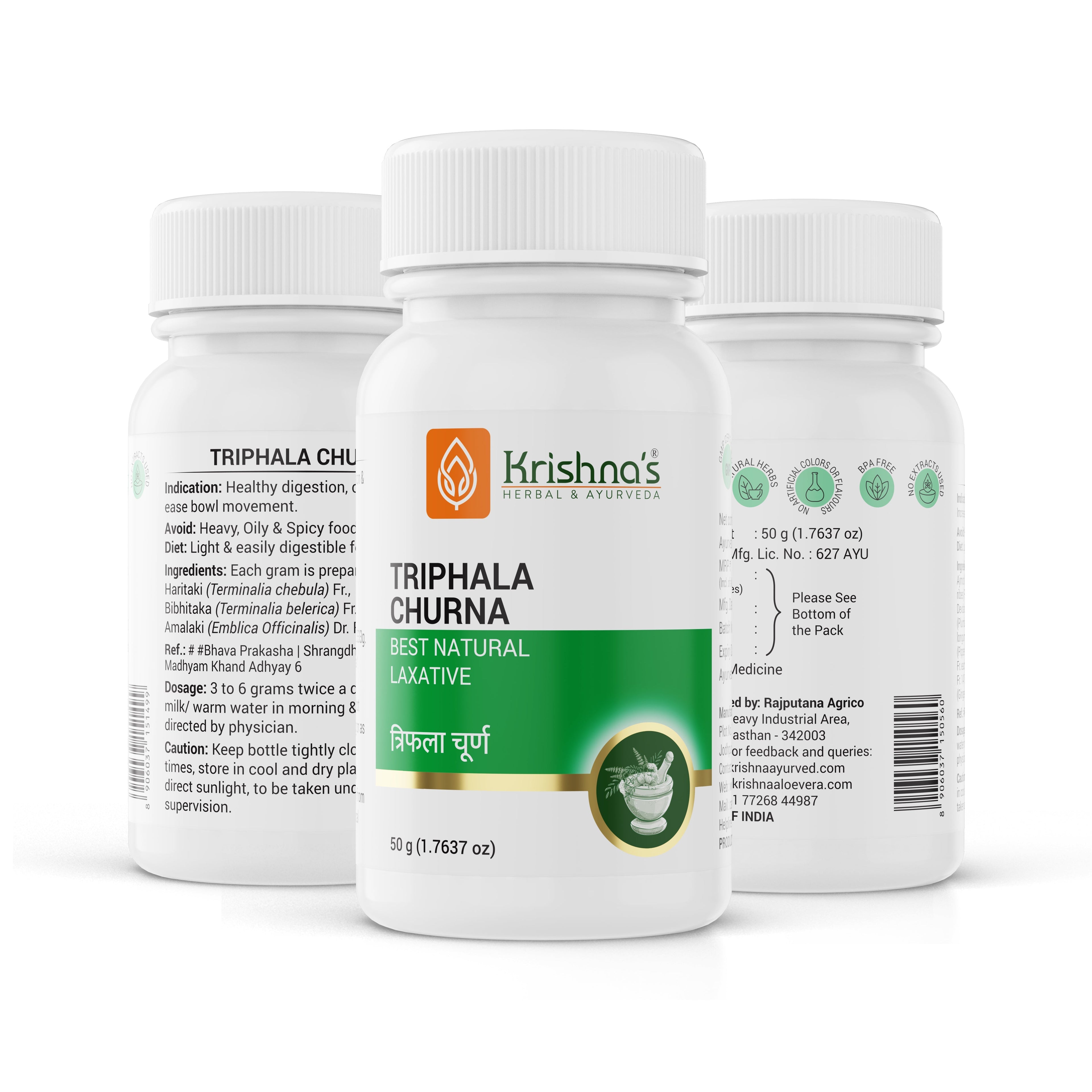 Krishna'S Herbal & Ayurveda Triphala Churna | Grab2Buy