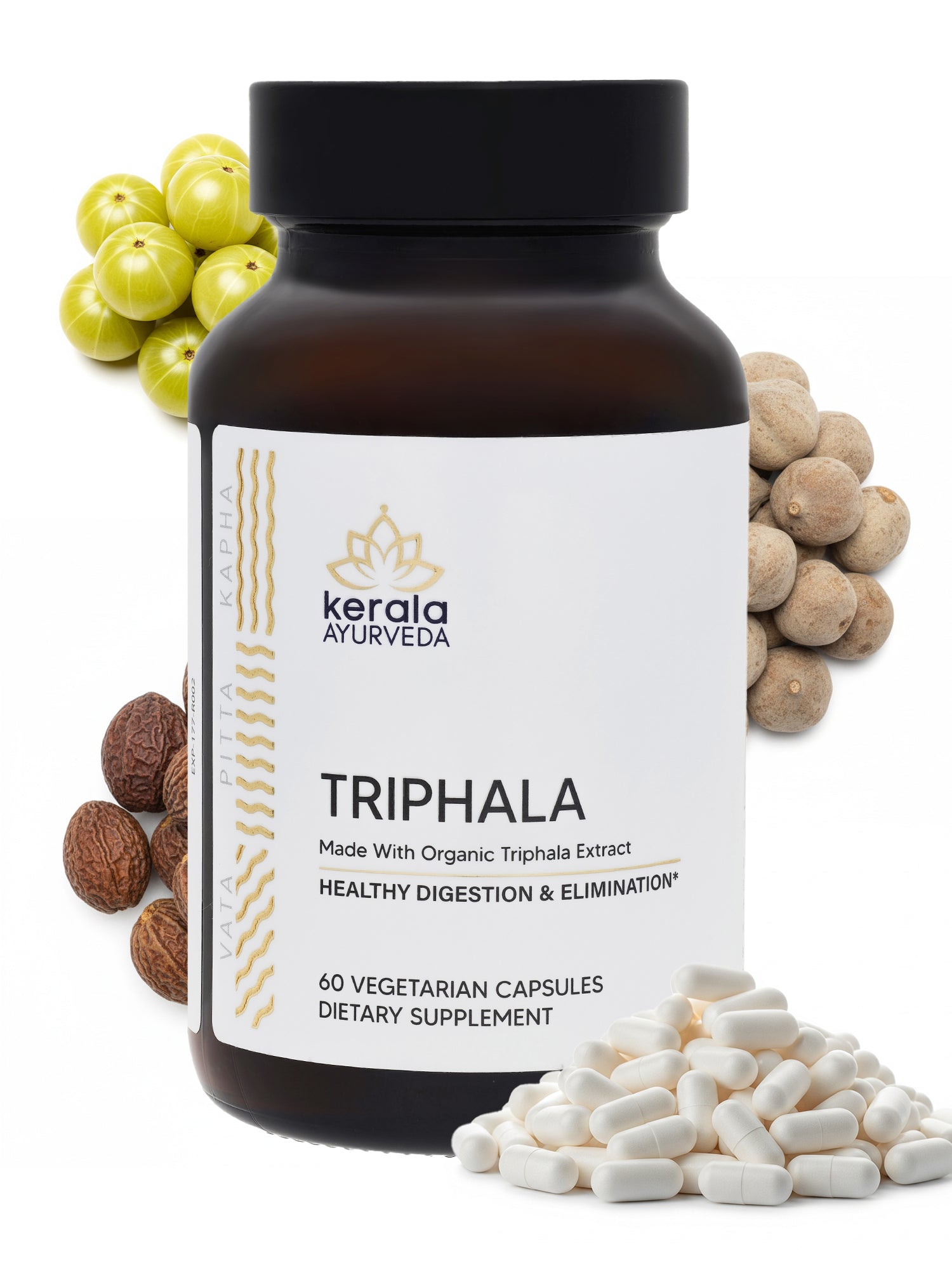 Kerala Ayurveda USA Triphala Veg Capsules | Grab2Buy