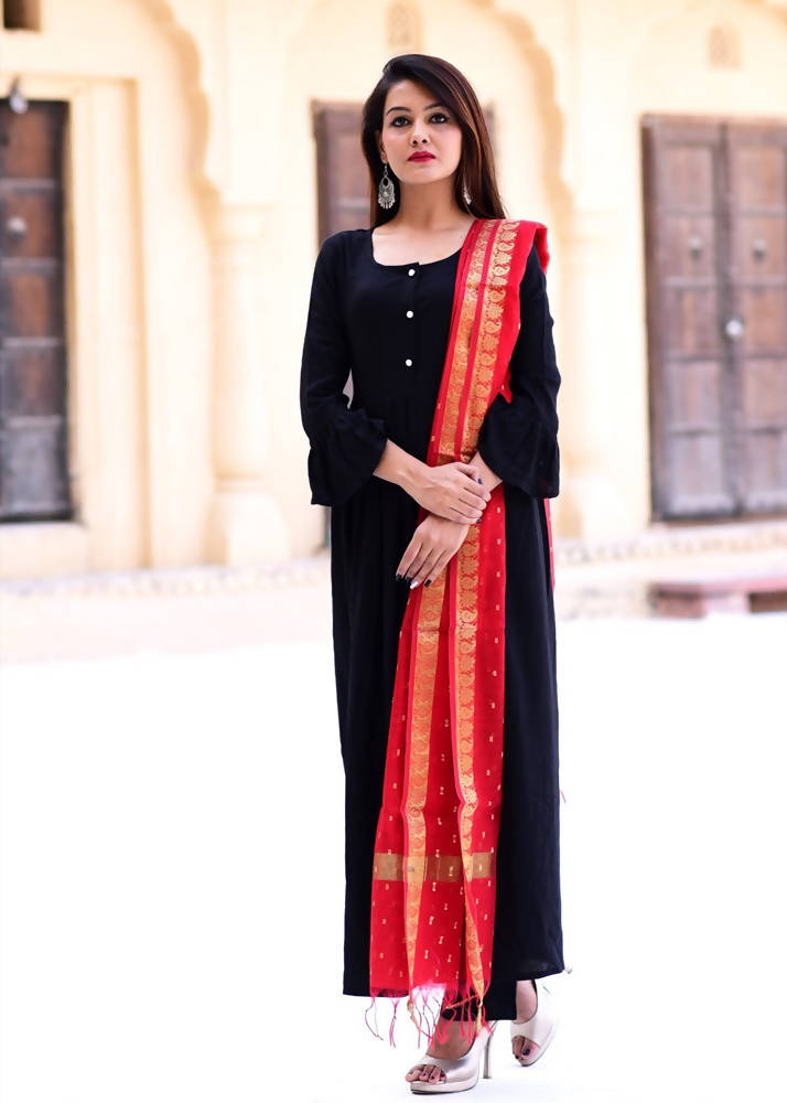 Cheera Hot Black Gotta Suit Set | Grab2Buy
