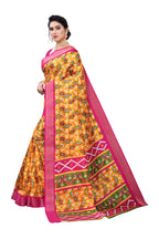 Vamika Mustard Linen Jari Border Saree (JANKI MUSTARD) | Grab2Buy