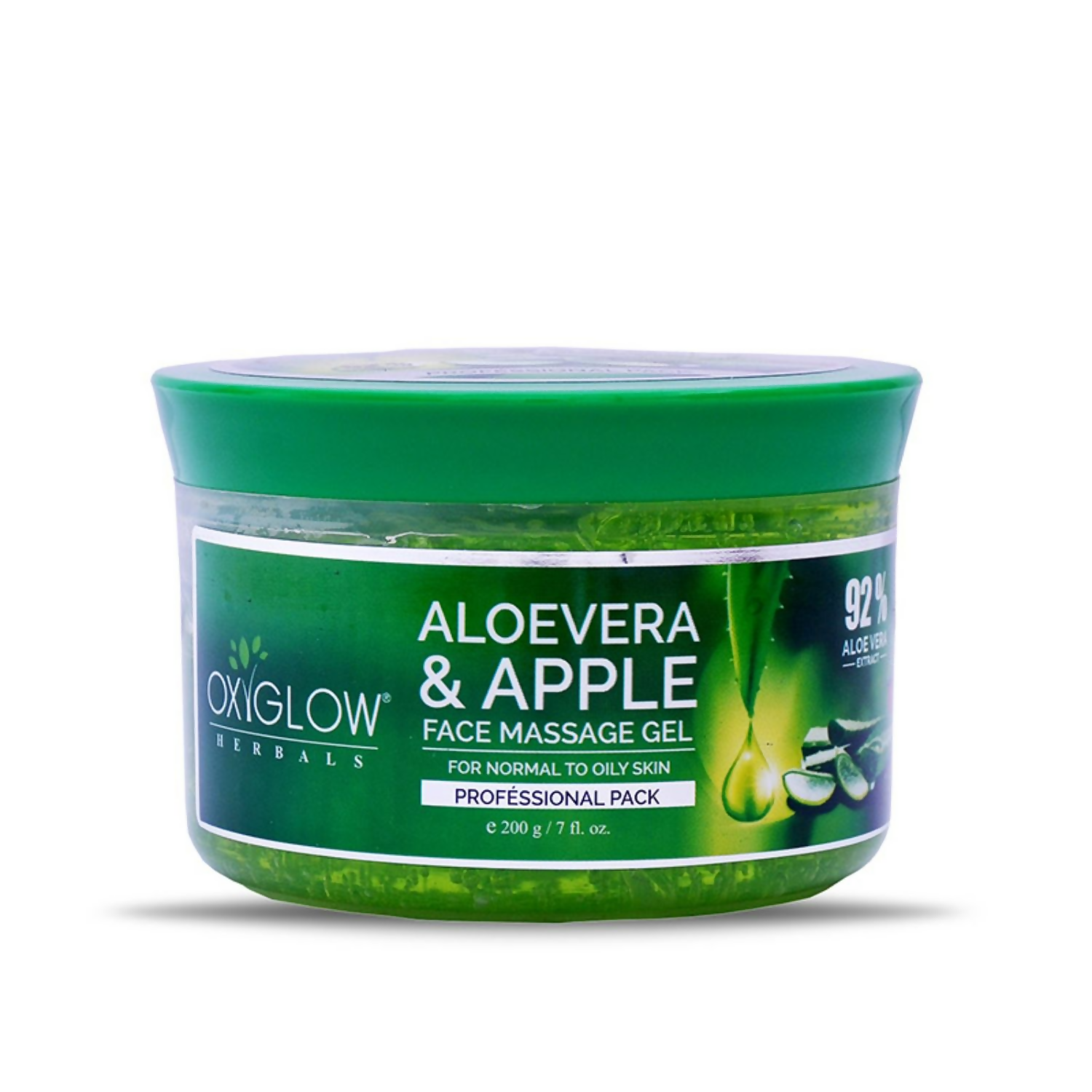 Oxyglow Herbals Aloevera Apple Face Massage Gel | Grab2Buy
