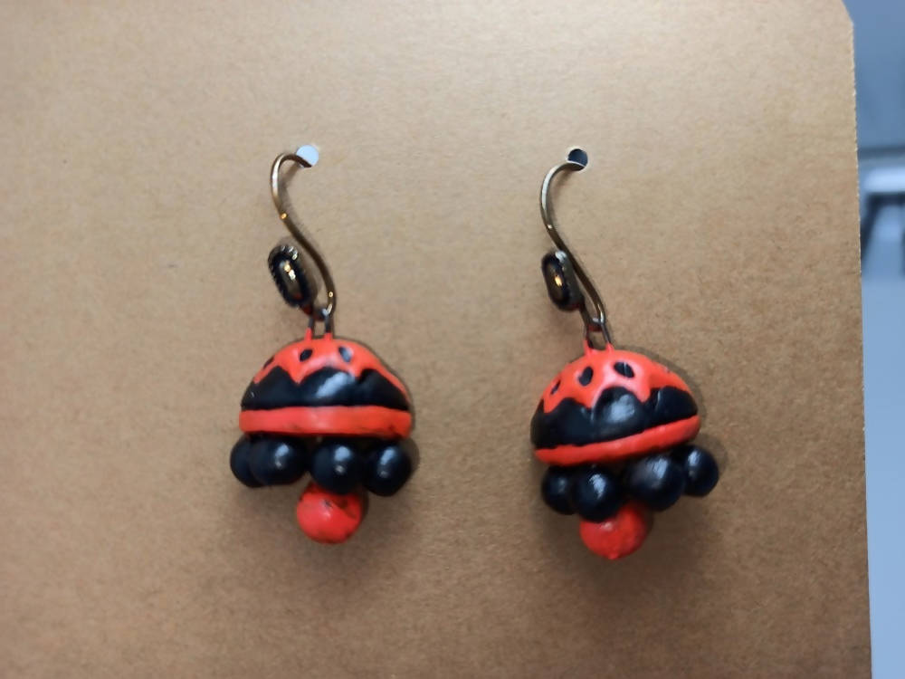 Terracotta Beautiful Boho Style Jhumkas | Grab2Buy