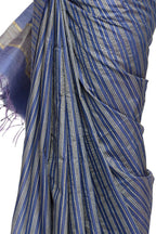 Mominos Fashion Royal Blue Color Bhagalpuri Saree | Grab2Buy