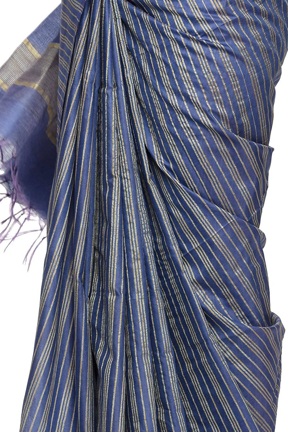 Mominos Fashion Royal Blue Color Bhagalpuri Saree | Grab2Buy