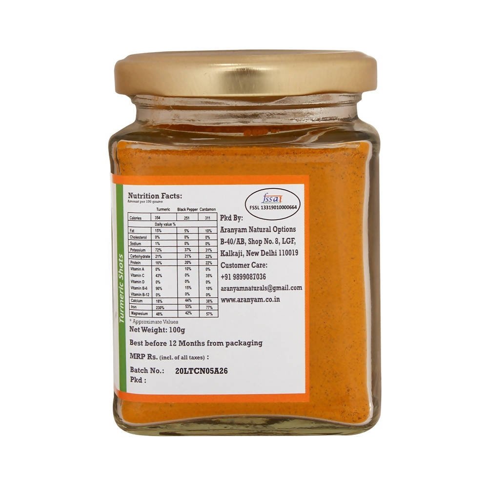 Aranyam Lakadong Turmeric Black Pepper & Cardamon | Grab2Buy