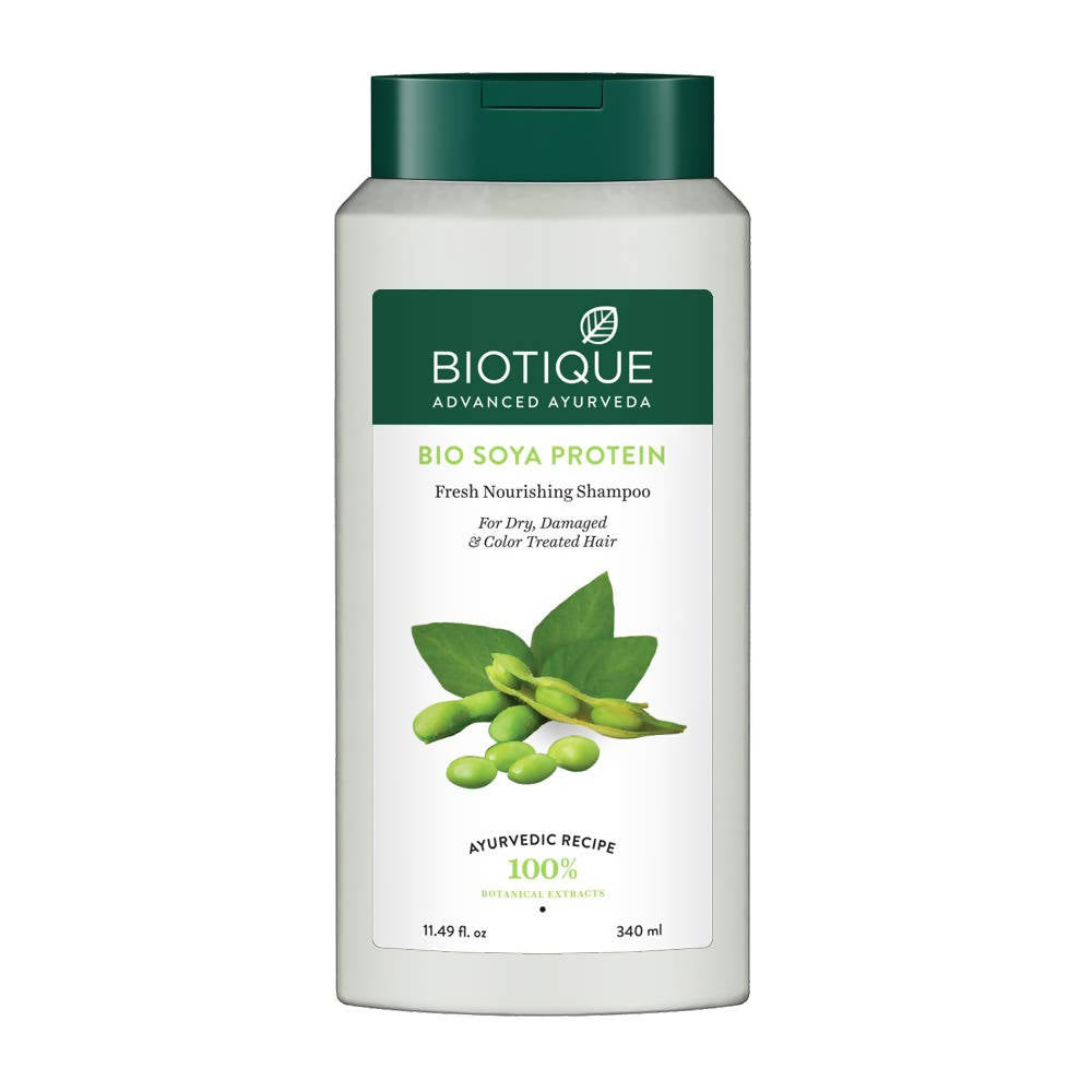 Biotique Advanced Ayurveda Bio Soya Protein Fresh Nourishing Shampoo | Grab2Buy