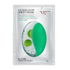 Professional O3+ Cicalm Glow Sheet Mask With Cica For D-Tan & Glow | Grab2Buy