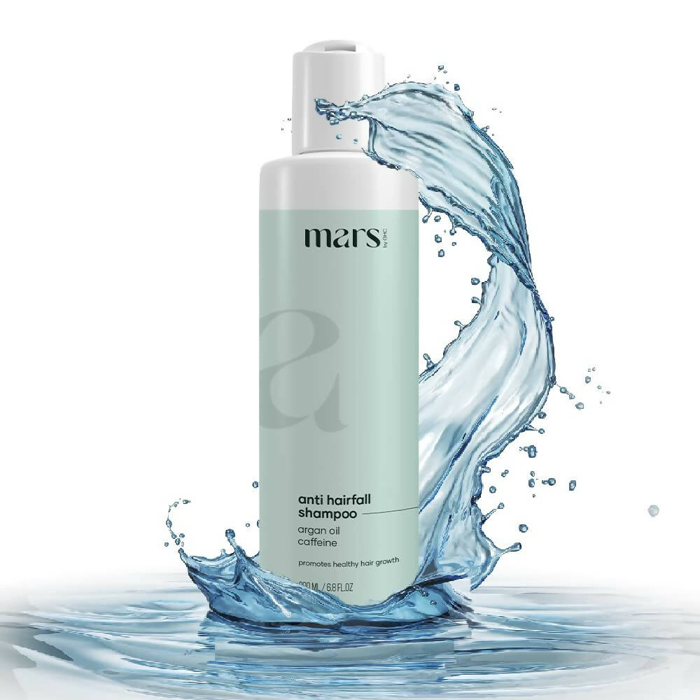 Mars By GHC Anti Hair Fall Hair Shampoo With Aloe Vera, Argan Oil & Caffeine | Grab2Buy