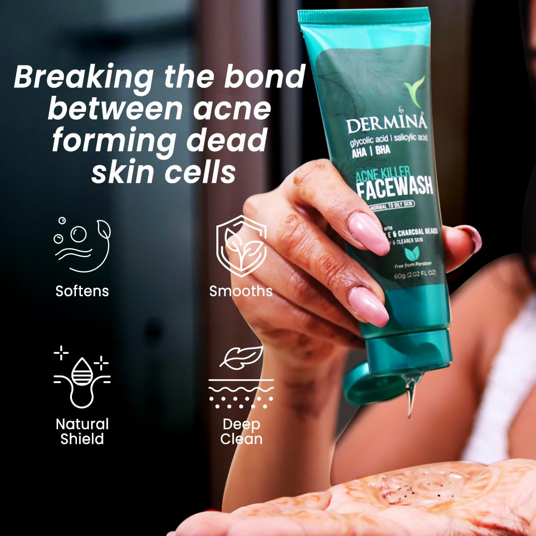 DERMINA Acne Killer Facewash | Grab2Buy