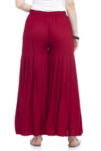 Mominos Fashion Reyon Cotton Maroon Palazzo | Grab2Buy