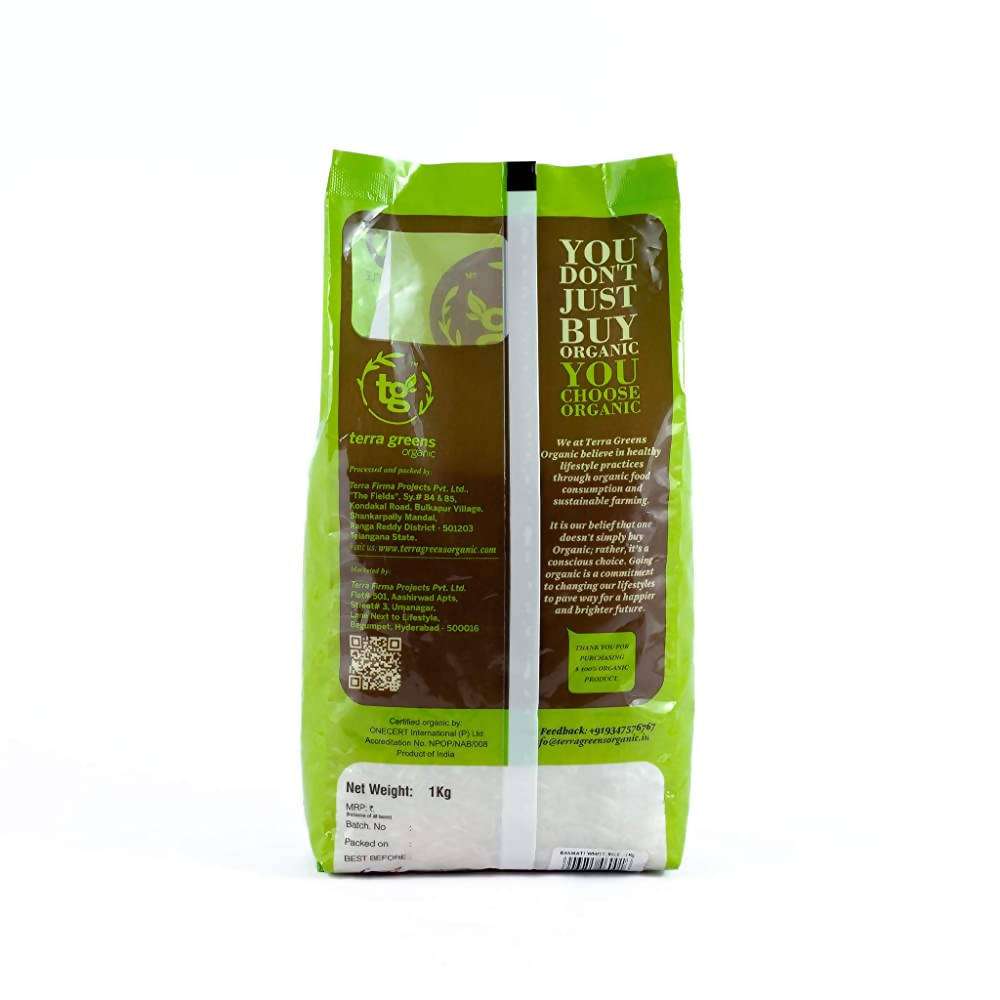 Terra Greens Organic Basmati White Rice | Grab2Buy