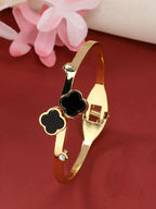NVR Women's Gold-Polished Cuff Bracelet
