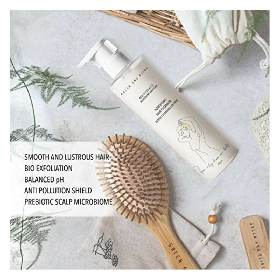 Green And Beige Moisturaise Fortifying Hair Cleanser | Grab2Buy