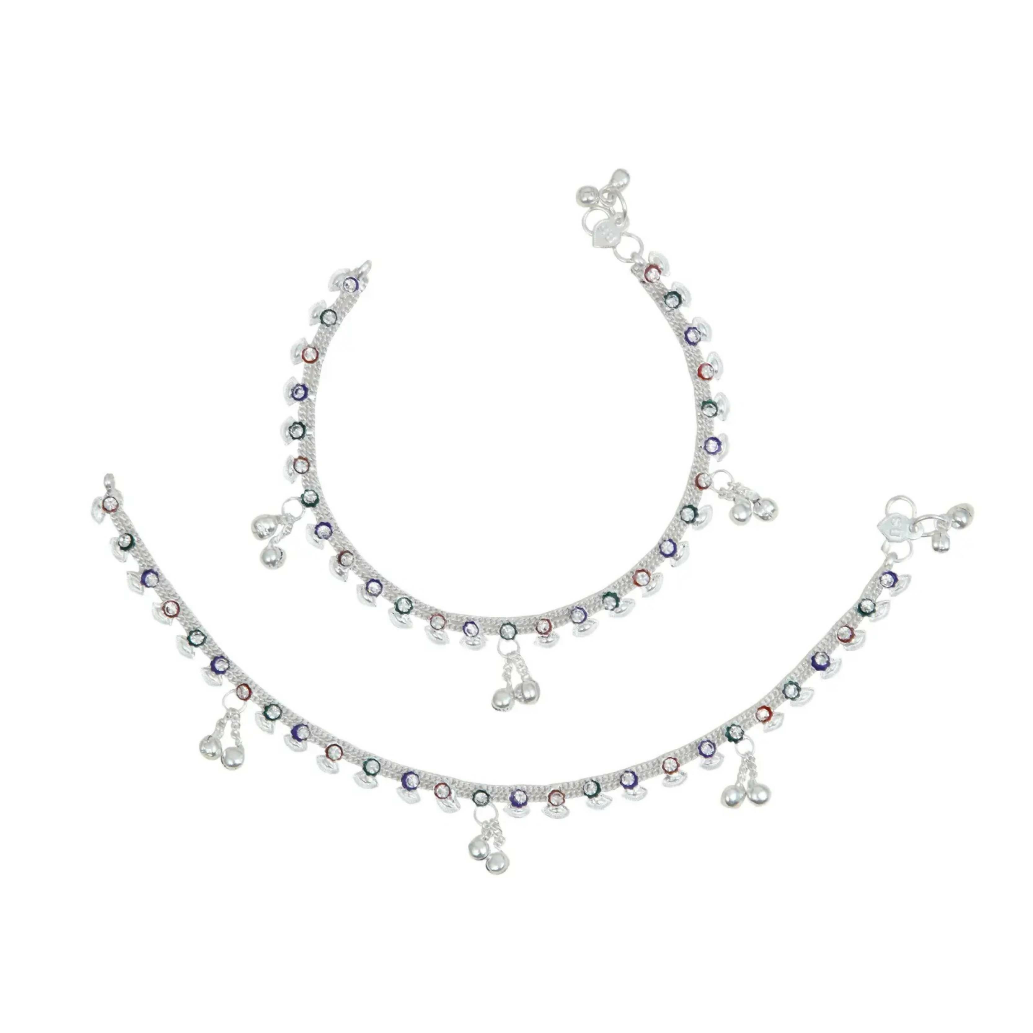 Joban Fashion Silver Copper Anklet For Girl | Grab2Buy